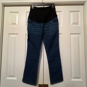 Hatch The Over The Bump Crop Maternity Jeans